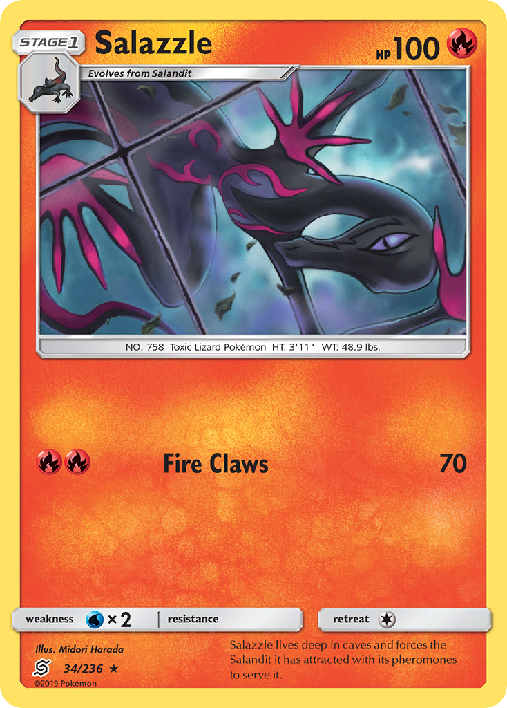 Salazzle (34/236) [Sun & Moon: Unified Minds]