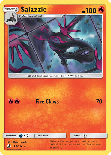 Salazzle (34/236) [Sun & Moon: Unified Minds]