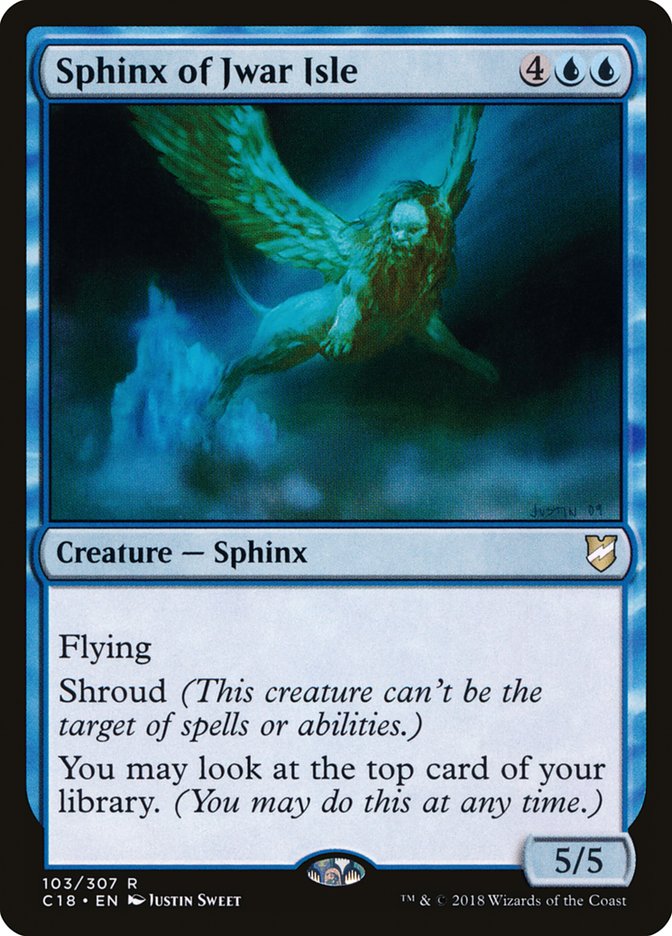 sphinx cards mtg Sphinx of Jwar Isle [Commander 2018]