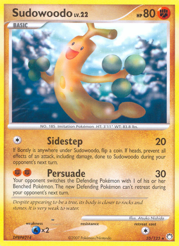 Sudowoodo (35/123) [Diamond & Pearl: Mysterious Treasures]