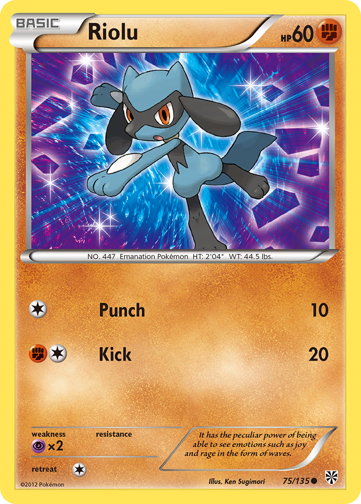 Riolu (75/135) [Black & White: Plasma Storm]