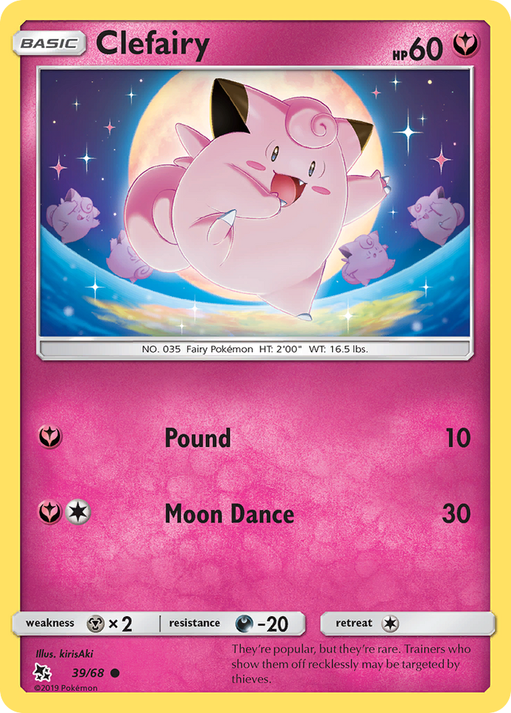 Clefairy (39/68) [Sun & Moon: Hidden Fates]