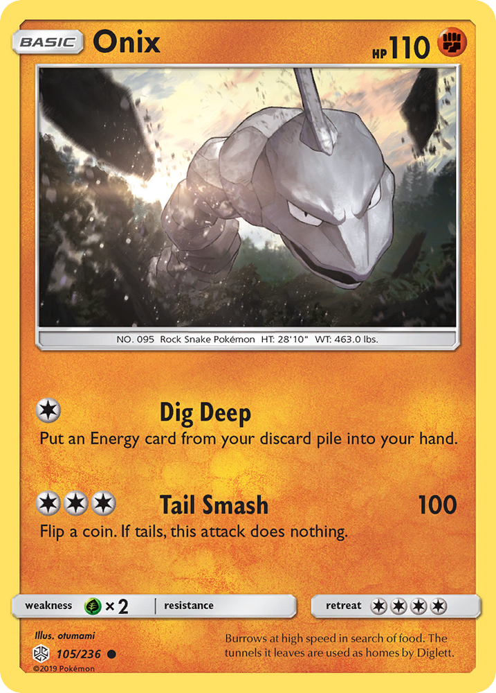 Onix (105/236) [Sun & Moon: Cosmic Eclipse]