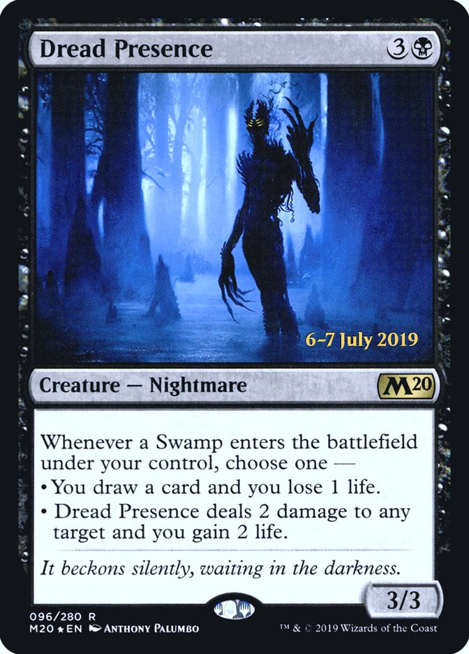 Dread Presence [Core Set 2020 Prerelease Promos]