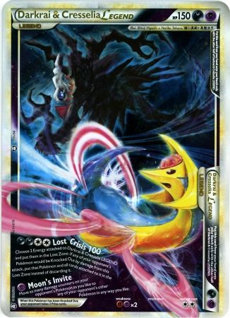 Darkrai & Cresselia LEGEND (99/102) (Jumbo Card) [HeartGold & SoulSilver: Triumphant]