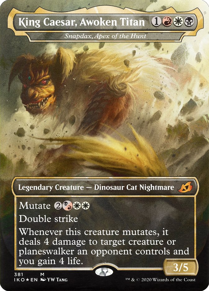 Snapdax, Apex of the Hunt - King Caesar, Awoken Titan (Godzilla Series