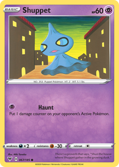 Shuppet (067/185) [Sword & Shield: Vivid Voltage]