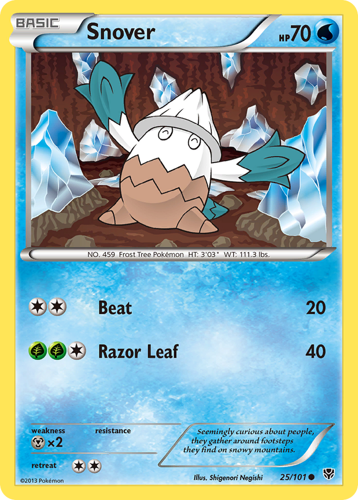 Snover (25/101) [Black & White: Plasma Blast]