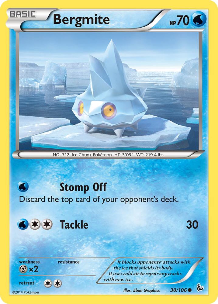 Bergmite (30/106) [XY: Flashfire]