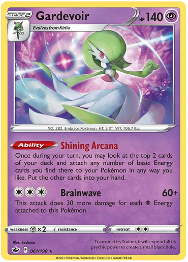 Gardevoir (061/198) (Theme Deck Exclusive) [Sword & Shield: Chilling Reign]