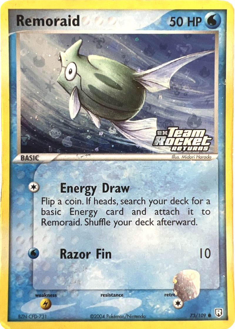 remoraid pokemon card value Remoraid (73/109) (Stamped) [EX: Team Rocket Returns]