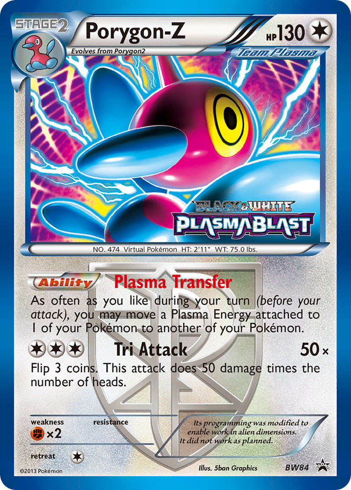 Porygon-Z (BW84) [Black & White: Black Star Promos]