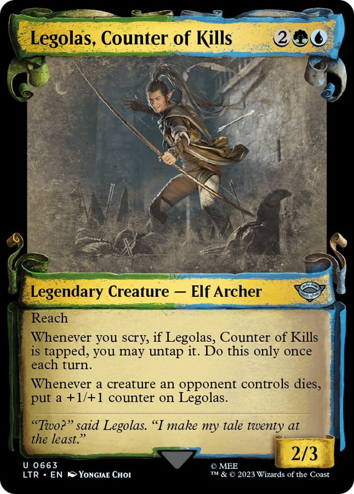 Legolas, Counter of Kills [The Lord of the Rings: Tales of Middle-Eart Legolas, Counter of Kills [The Lord of the Rings: Tales of Middle-Eart