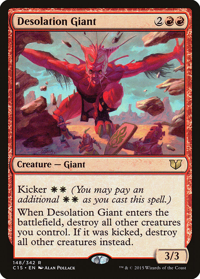 giant mtg card Giant Badger [Eighth Edition] main image 1