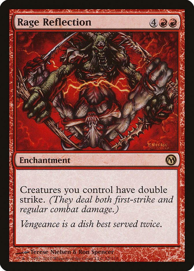 foundations mtg top cards Rage Reflection [Duels of the Planeswalkers]