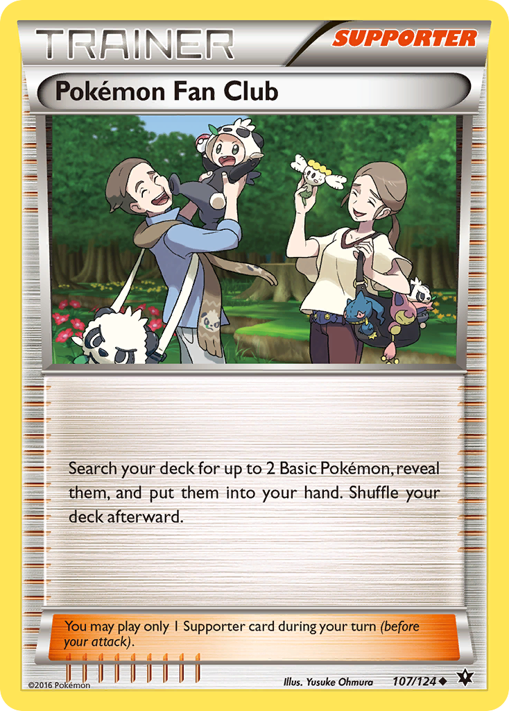 Pokemon Fan Club (107/124) [XY: Fates Collide]