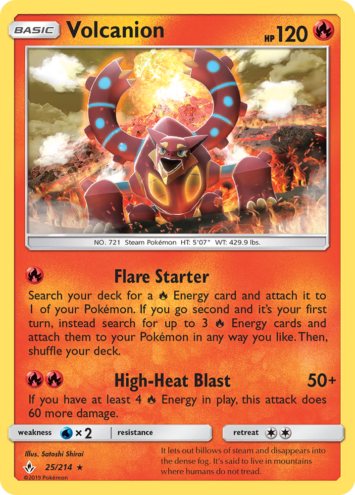 Volcanion (25/214) [Sun & Moon: Unbroken Bonds]