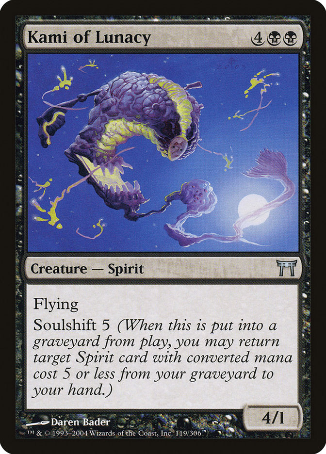 kamigawa mtg cards Kami of Lunacy [Champions of Kamigawa]