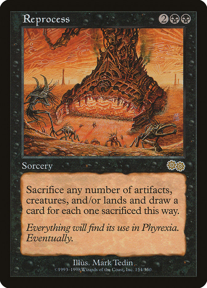 urzas saga mtg card Reprocess [Urza's Saga]