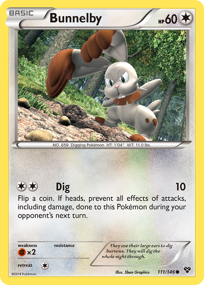 Bunnelby (111/146) [XY: Base Set]