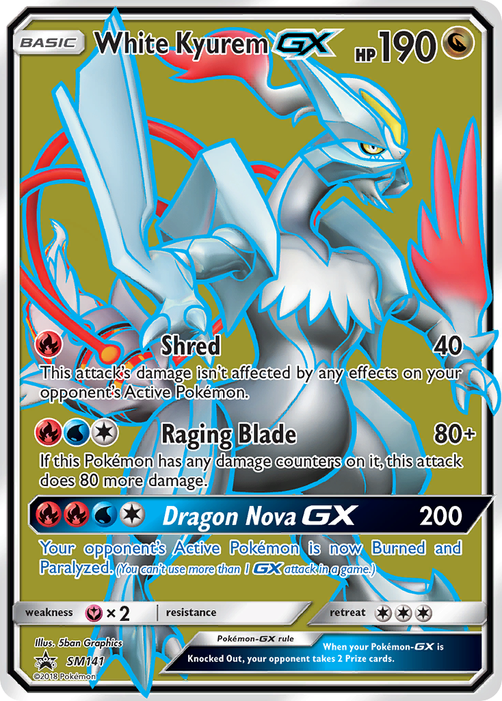 White Kyurem GX (SM141) [Sun & Moon: Black Star Promos]