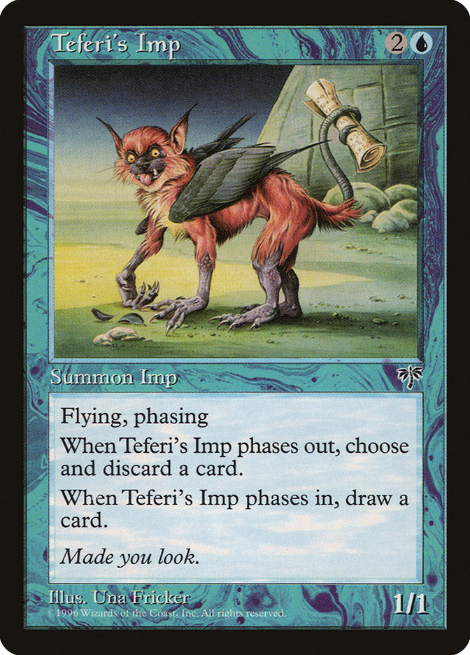 mtg phase cards Teferi's Imp [Mirage]