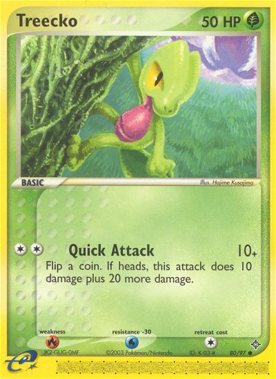 Treecko (80/97) [EX: Dragon]