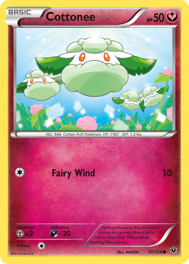 Cottonee (70/124) [XY: Fates Collide]