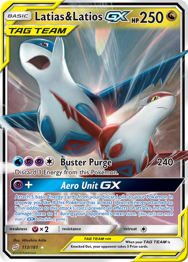 Latias & Latios GX (113/181) [Sun & Moon: Team Up]