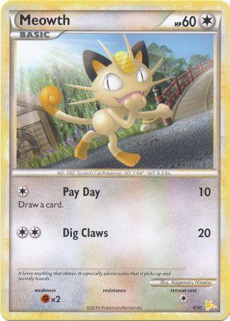 Meowth (4/30) [HeartGold & SoulSilver: Trainer Kit - Raichu]