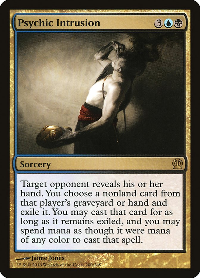 theros mtg cards Psychic Intrusion [Theros]