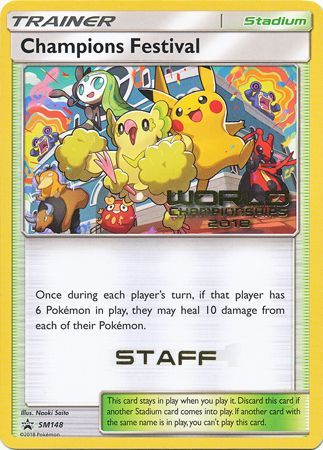 Champions Festival (SM148) (2018 Staff) [Sun & Moon: Black Star Promos]