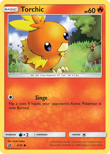 Torchic (4/70) [Sun & Moon: Dragon Majesty]