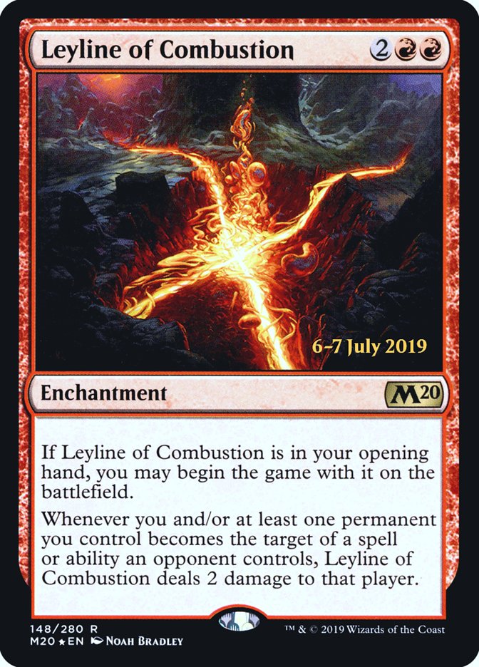 Leyline of Combustion [Core Set 2020 Prerelease Promos]