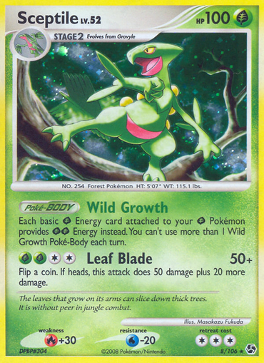 Sceptile (8/106) [Diamond & Pearl: Great Encounters]