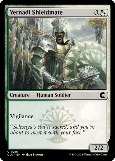 Vernadi Shieldmate [Ravnica: Clue Edition]