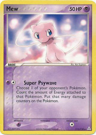 Mew (111/110) (Non Holo DVD Promo) [EX: Holon Phantoms]