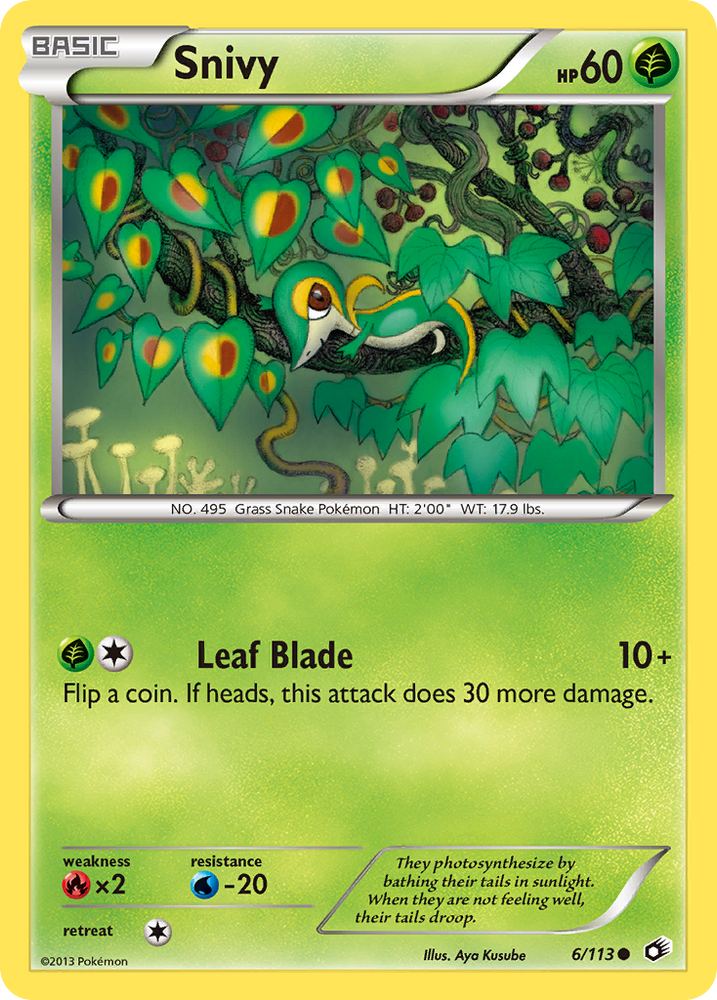 Snivy (6/113) [Black & White: Legendary Treasures]