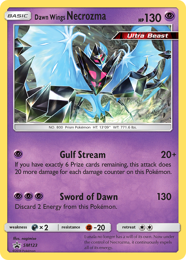 Dawn Wings Necrozma (SM123) [Sun & Moon: Black Star Promos]