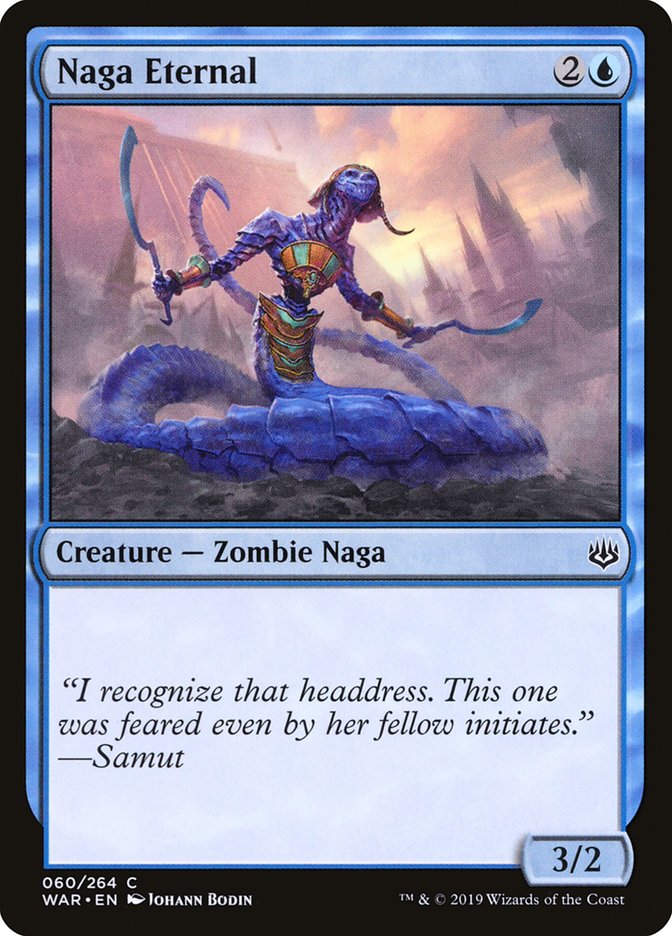 mtg naga cards Naga Eternal [War of the Spark]