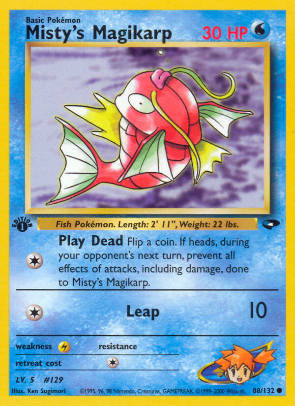 Misty's Magikarp (88/132) [Gym Challenge 1st Edition]