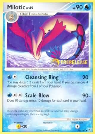 Milotic (70/147) (Prerelease Promo) [Nintendo: Black Star Promos]