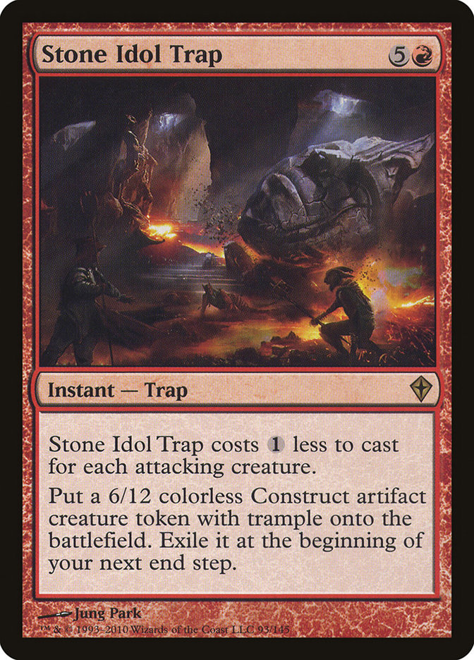 mtg worldwake cards Stone Idol Trap [Worldwake]
