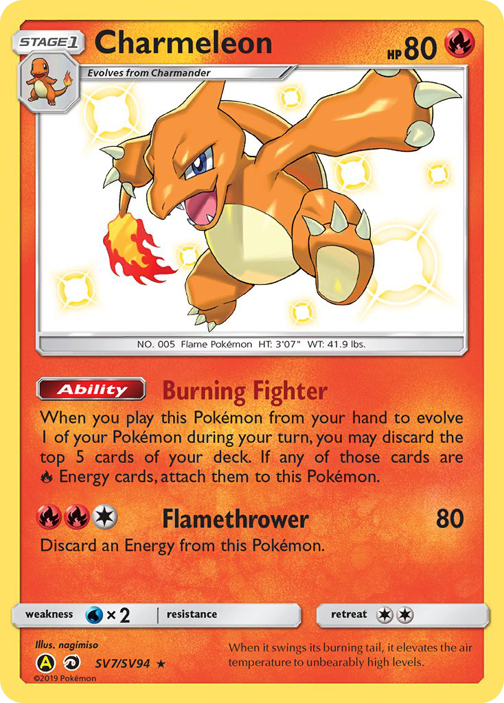 pokemon cards charmeleon (SV7/SV94) [Sun & Moon: Hidden Fates Game Selection:Dark Violet mega gengar ex psa 10 Fire Rarity Momo Mtg | eBay