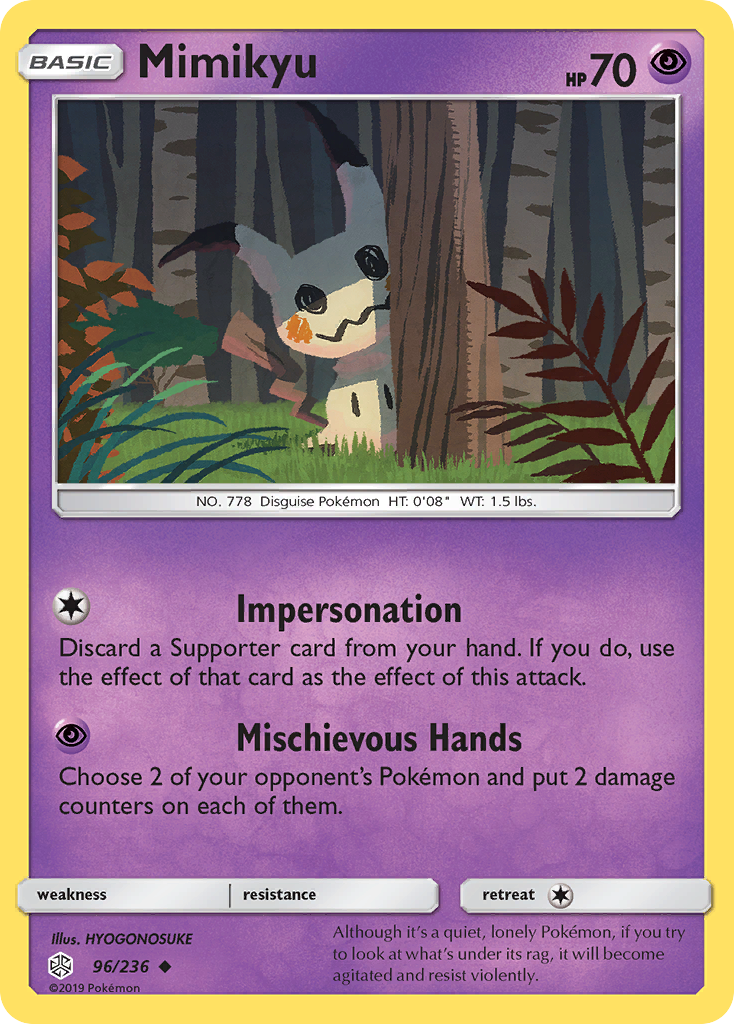 Mimikyu (96/236) [Sun & Moon: Cosmic Eclipse]