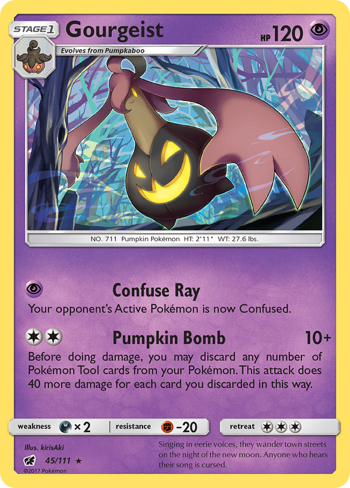 Gourgeist (45/111) [Sun & Moon: Crimson Invasion]