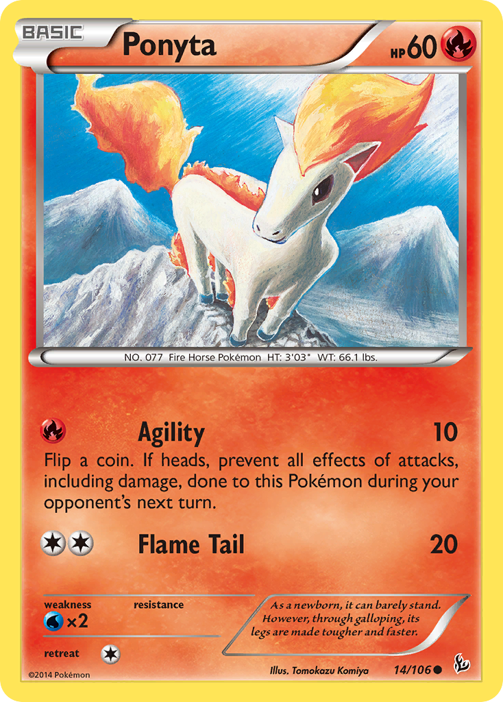 Ponyta (14/106) [XY: Flashfire]