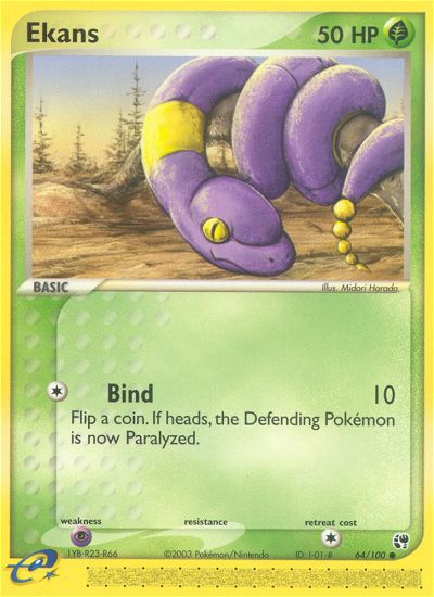 Ekans (64/100) [EX: Sandstorm]