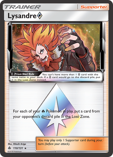 Lysandre (110/131) (Prism Star) [Sun & Moon: Forbidden Light]