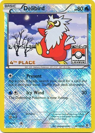 Delibird (38/149) (League Promo 4th Place) [Black & White: Boundaries Crossed]